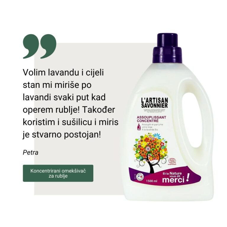 Koncentrirani omekšivač za rublje